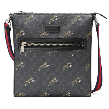 Gucci Bestiary Messenger With Tigers
