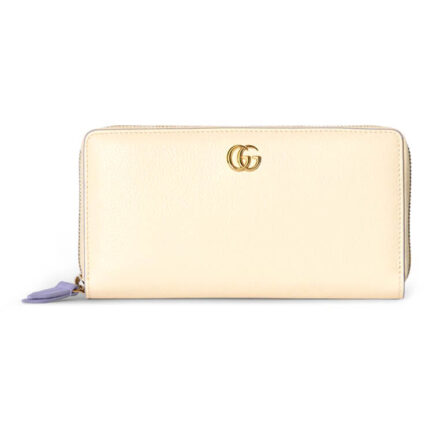 Gucci Bi-color GG Marmont Zip-around Wallet