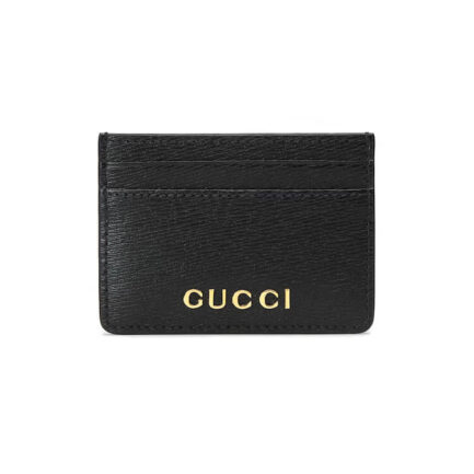Gucci Card Case With Gucci Script