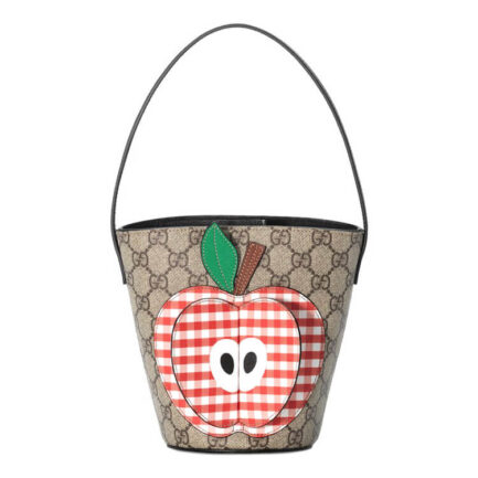 Gucci Children's Bucket Bag With Apple