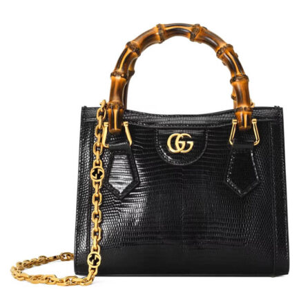 Gucci Diana Lizard Mini Bag