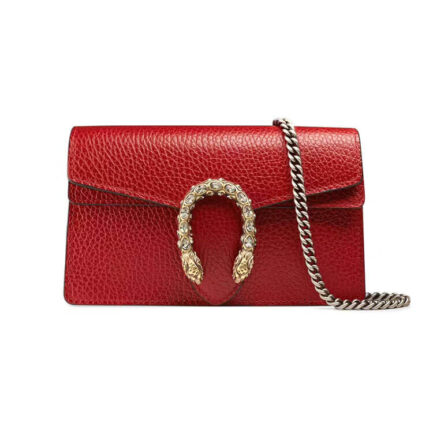 Gucci Dionysus Leather Super Mini Bag
