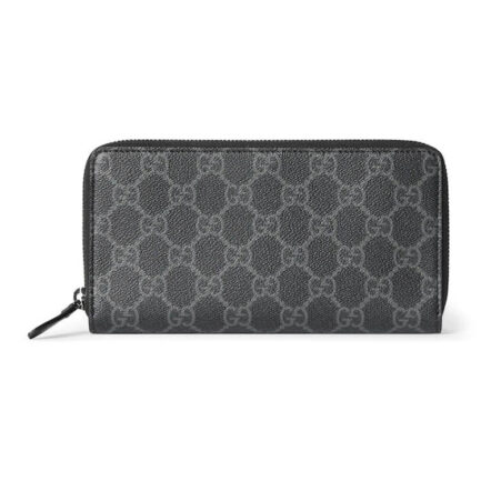 Gucci GG Emblem Zip Around Wallet