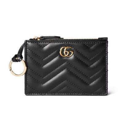 Gucci GG Marmont Zip Key Pouch