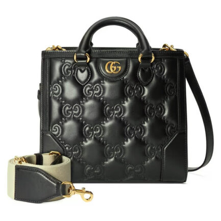 Gucci GG Matelasse Mini Top Handle Bag