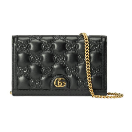 Gucci GG Matelasse chain wallet