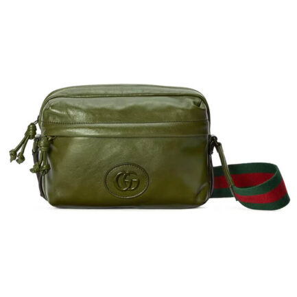 Gucci Shoulder Bag With Tonal Double G