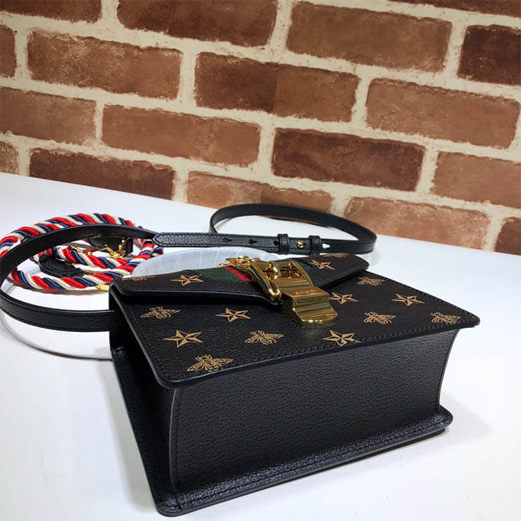 Replica-Gucci-Sylvie-Bee-Star-Mini-Leather-Bag-470270-DJ2SG-8571-5.jpg