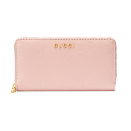 Gucci Zip Around Wallet With Gucci Script